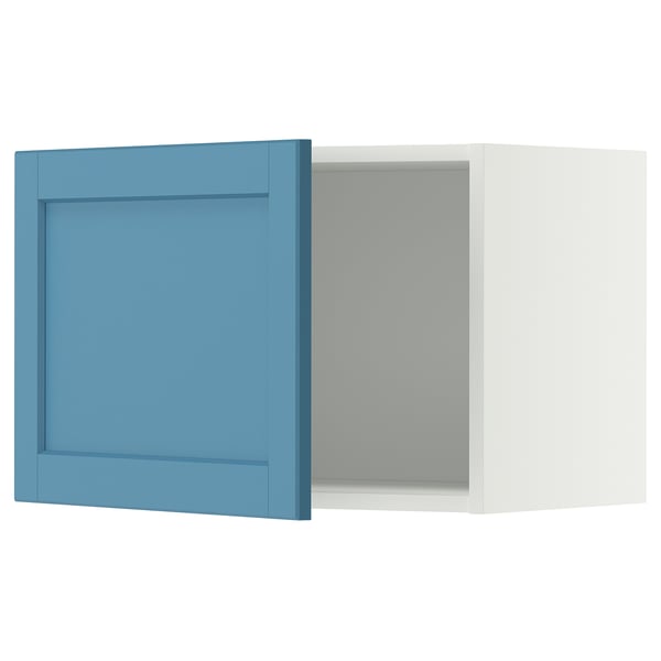 METOD Pensile, bianco/Lerhyttan blu, 60x40 cm