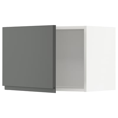 METOD Pensile, bianco/Voxtorp grigio scuro, 60x40 cm