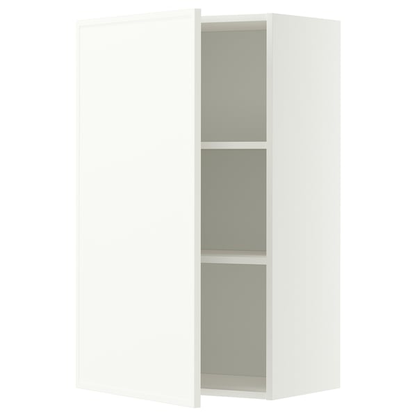 METOD Pensile con ripiani, bianco/Aspudden bianco opaco, 60x100 cm