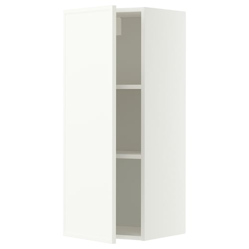 METOD Pensile con ripiani, bianco/Aspudden bianco opaco, 40x100 cm