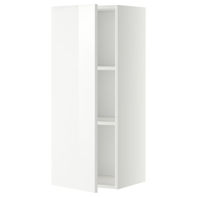 METOD Pensile con ripiani, bianco/Ringhult bianco, 40x100 cm