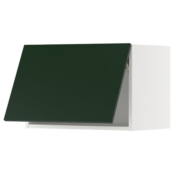 METOD Pensile orizzontale, bianco/Havstorp verde intenso, 60x40 cm