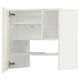 METOD Pensile per cappa con ripiano/anta, bianco/Veddinge bianco, 60x60 cm
