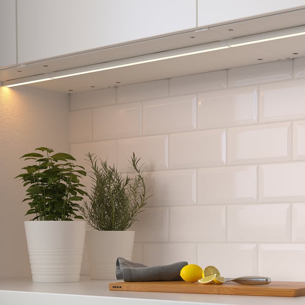 MITTLED Barra a LED sottopensile, intensità luminosa regolabile bianco, 20 cm