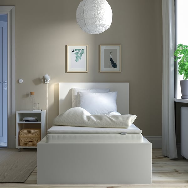 NÄSFJÄLLET Topper, bianco, 90x200 cm