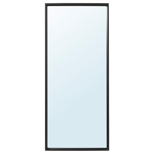 NISSEDAL Specchio, nero, 65x150 cm