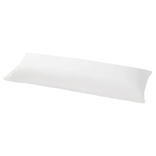 NONNEA Federa per cuscino per il corpo, bianco, 40x140 cm