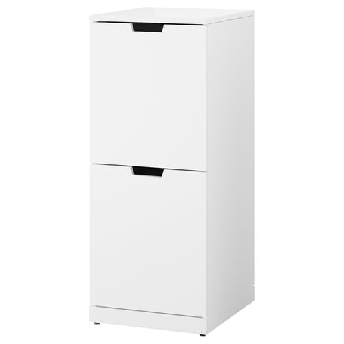 NORDLI Cassettiera con 2 cassetti, bianco, 40x99 cm