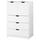 NORDLI Cassettiera con 5 cassetti, bianco, 80x122 cm