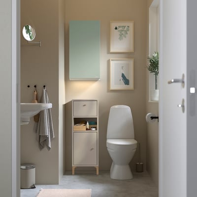 NORSÄLVEN Mobile, beige, 32x32x94 cm