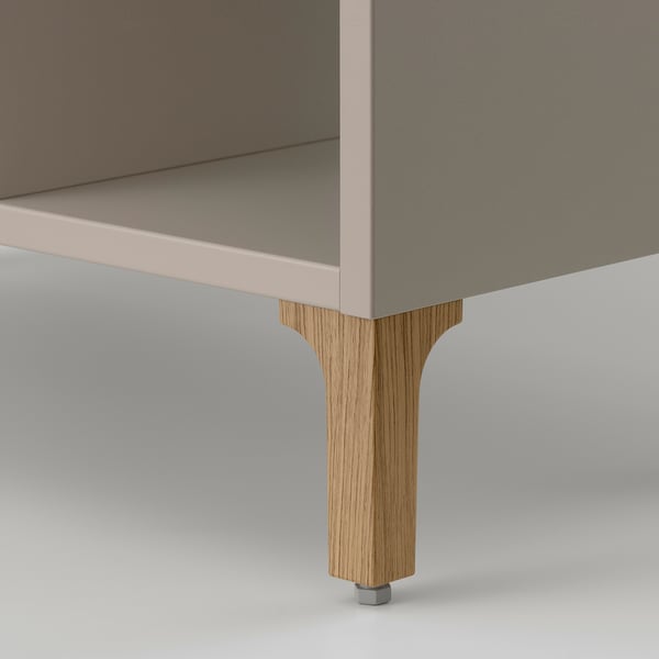 NORSÄLVEN Mobile sottolavabo, con anta beige, 60x55x32 cm