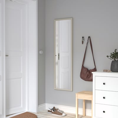 NYPONBUSKE Specchio, grigio-beige, 40x135 cm