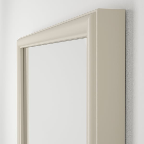 NYPONBUSKE Specchio, grigio-beige, 65x65 cm