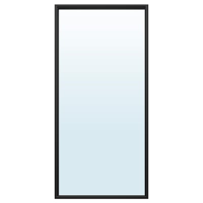 NYPONBUSKE Specchio, nero, 65x135 cm