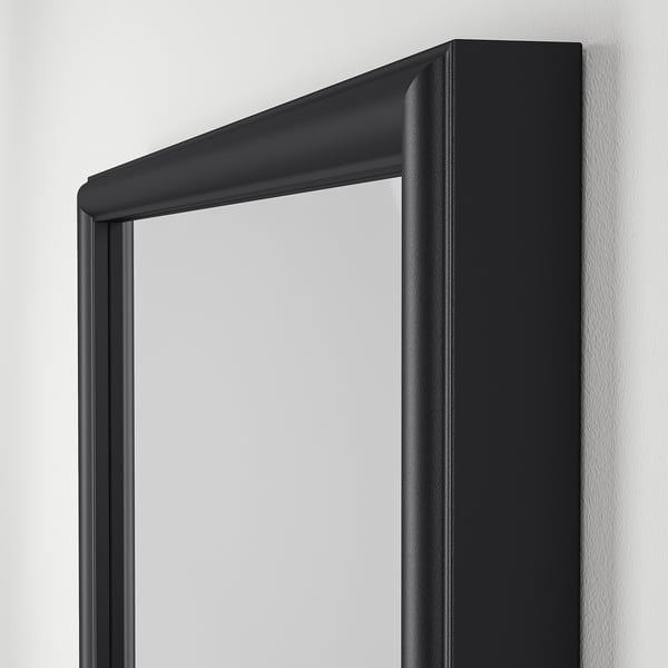 NYPONBUSKE Specchio, nero, 65x65 cm