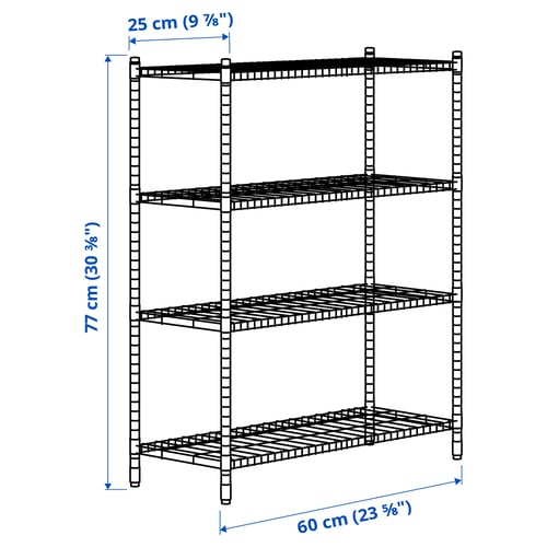 OMAR 2 sezioni, 60x25x77 cm