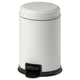 PÄRLSLINKE Secchio dell'immondizia, bianco, 3 l