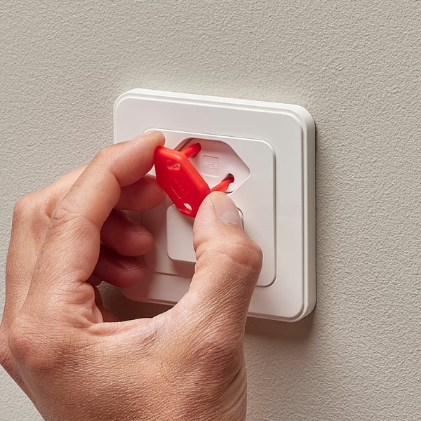PATRULL Set di protezioni per prese, bianco