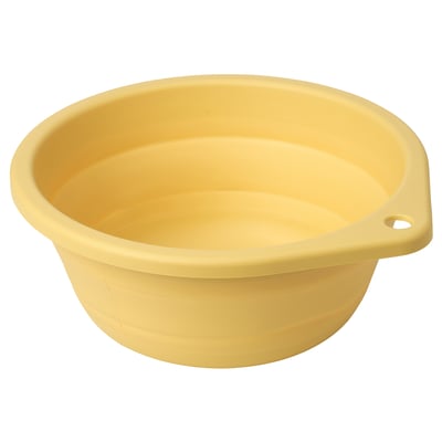 PEPPRIG Vaschetta, pieghevole/giallo, 27 cm