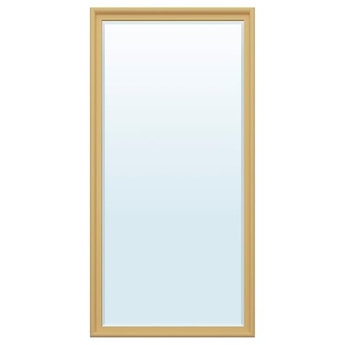 PINGSTSYREN Specchio, giallo chiaro-beige, 60x120 cm