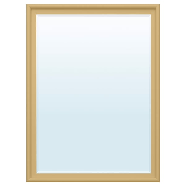 PINGSTSYREN Specchio, giallo chiaro-beige, 60x80 cm