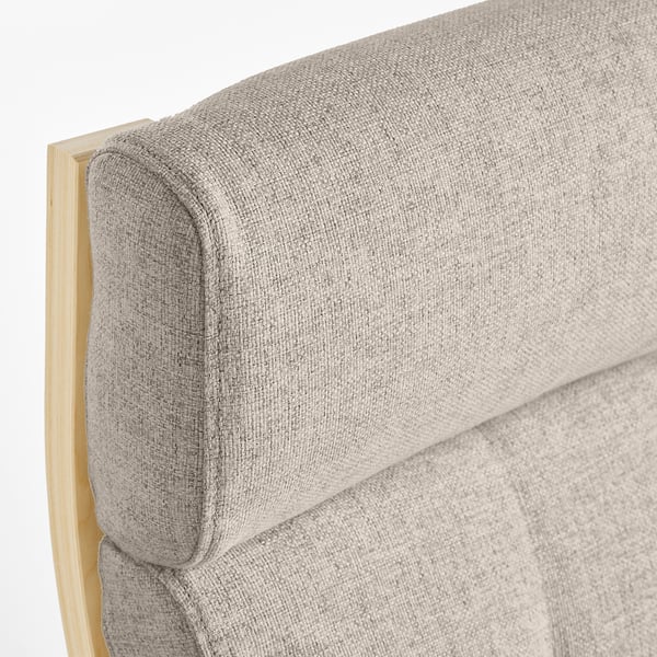 POÄNG Poltrona, impiallacciatura di betulla/Gunnared beige