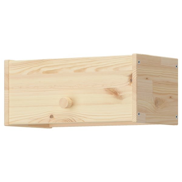 RAGGBERG Attaccapanni con ripiano, pino, 40x21x17 cm