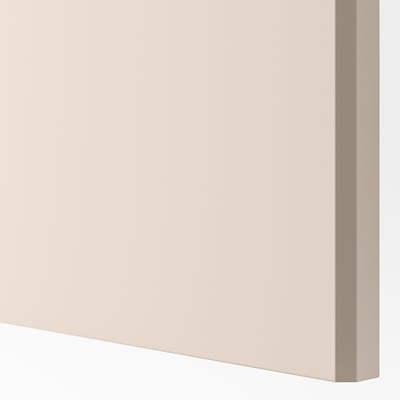 REINSVOLL Anta con cerniere, grigio-beige, 50x229 cm