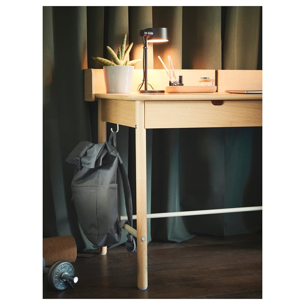 RIDSPÖ Scrivania, rovere, 140x70 cm