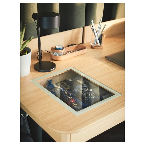 RIDSPÖ Scrivania, rovere, 140x70 cm