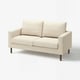 SALTSJÖBADEN Divano a 2 posti, Vittangi beige chiar/bianco