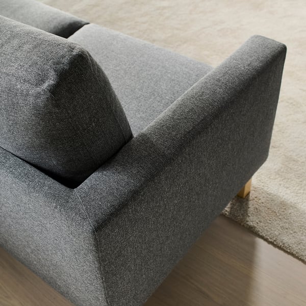 SALTSJÖBADEN Divano a 3 posti, Gunnared grigio fumo