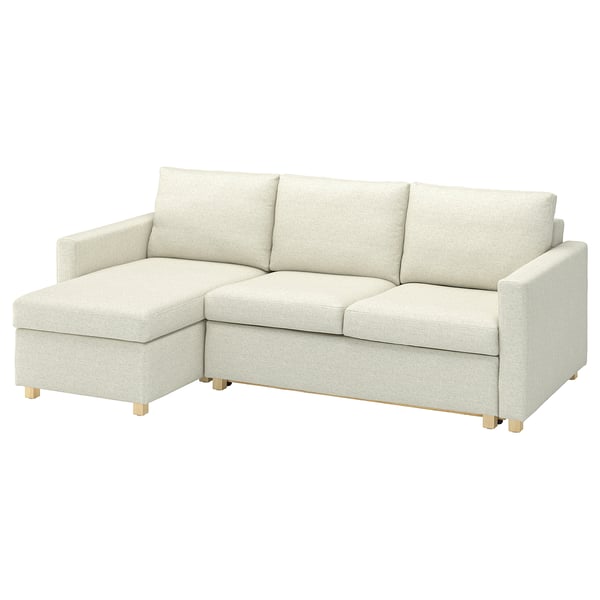 SALTSJÖBADEN Divano letto 3 posti/chaise-longue, Gunnared beige