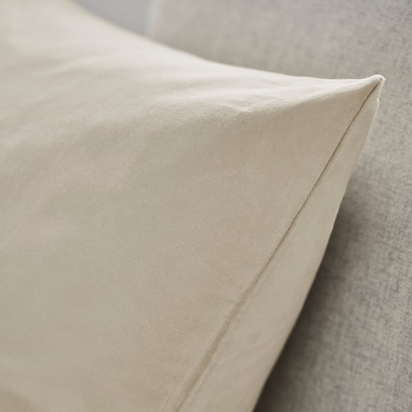 SANELA Fodera per cuscino, beige chiaro, 50x50 cm