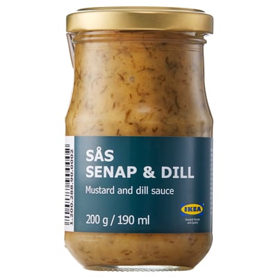SÅS SENAP & DILL Salsa per salmone marinato