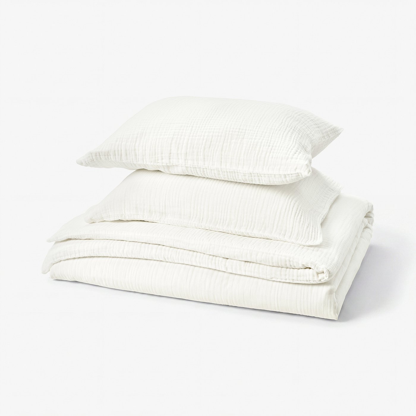 SCHERSMIN Copripiumino e 2 federe, bianco, 240x220/50x60 cm