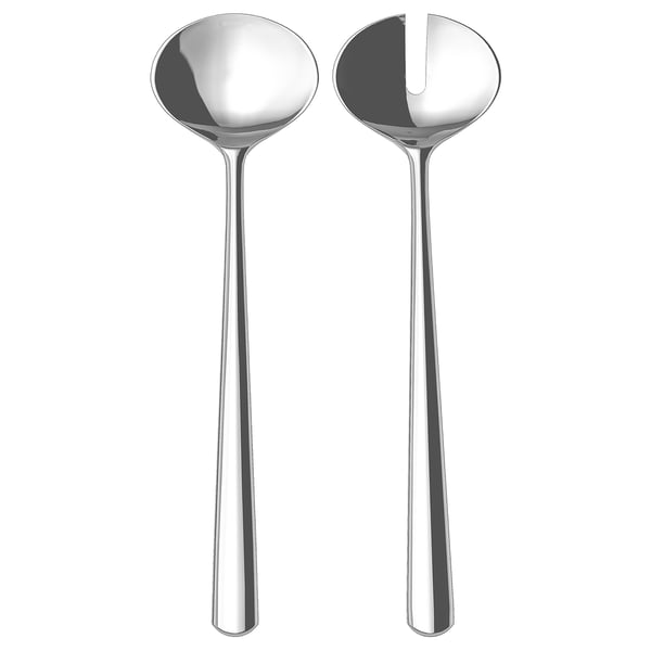 SEDLIG Set di 2 posate per insalata, inox, 28 cm