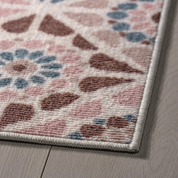 SJÖINGENJÖR Tappeto, pelo corto, beige/marrone, 60x90 cm