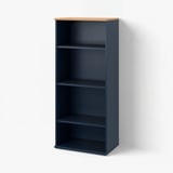 SKRUVBY Libreria, blu-nero, 60x140 cm