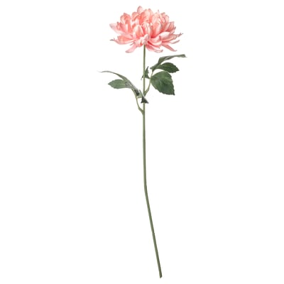 SMYCKA Fiore artificiale, da interno/esterno Dalia/rosa chiaro, 67 cm