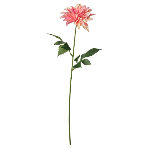 SMYCKA Fiore artificiale, da interno/esterno Dalia/rosa, 65 cm