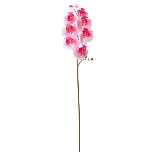 SMYCKA Fiore artificiale, da interno/esterno/Orchidea rosa, 60 cm
