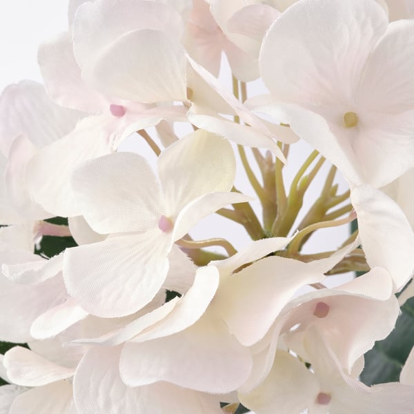 SMYCKA Fiore artificiale, da interno/esterno ortensia/rosa chiaro, 45 cm