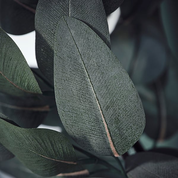 SMYCKA Ghirlanda artificiale, da interno/esterno eucalipto/grigio-verde, 45 cm