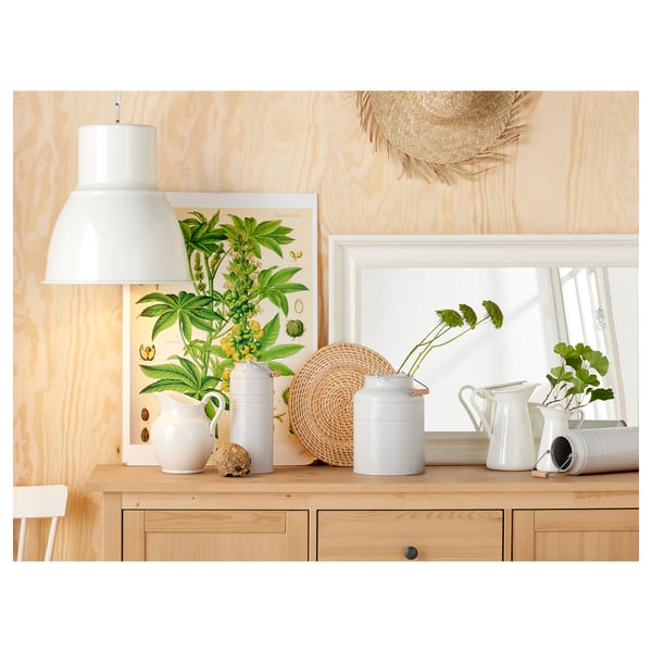 SOCKERÄRT Brocca, bianco, 22 cm