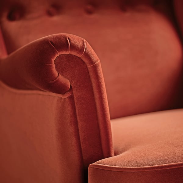 STRANDMON Poltrona, Tommaboda marrone-rosso
