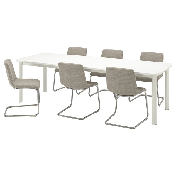 STRANDTORP / LUSTEBO Tavolo e 6 sedie