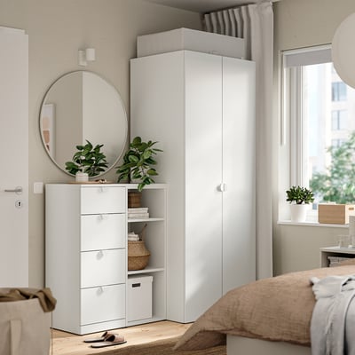 STUK Custodia, bianco/nero, 71x51x18 cm