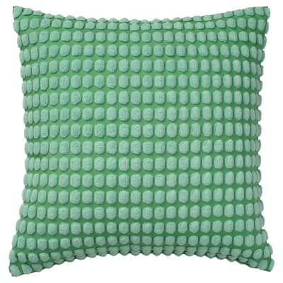 SVARTPOPPEL Fodera per cuscino, verde chiaro, 50x50 cm