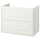 TÄNNFORSEN Mobile per lavabo con cassetti, bianco, 80x48x63 cm
